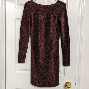 NWT ONLY sparkly V-neck cocktail dress XS